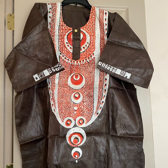 Authentic African print dansiki set - Picture 2 of 5